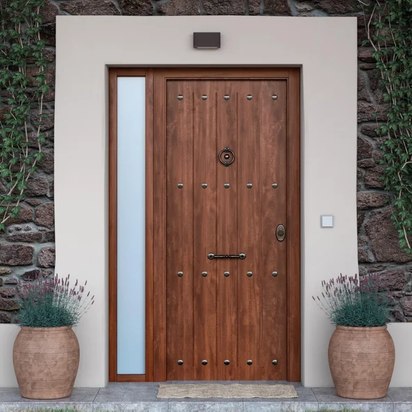 puertas exterior - Suministros e Instalación Puerta Entrada Casa de Madera