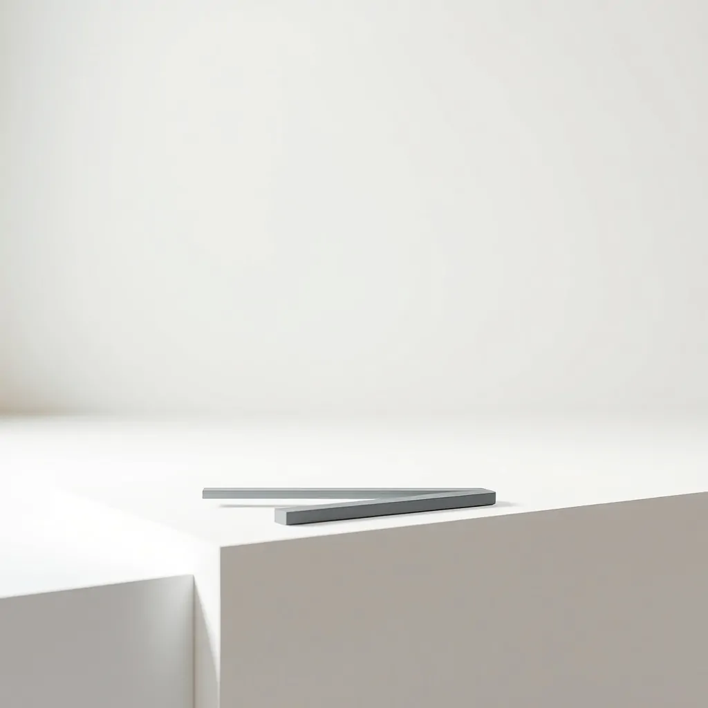 Composición minimalista con una lama de persiana de aluminio y una nueva, simbolizando alternativas para reparar persianas metálicas en Hospitalet de Llobregat.